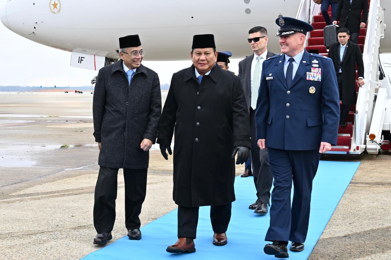Mendarat di Washington DC, Prabowo Mulai Diplomasi Dagang dengan AS