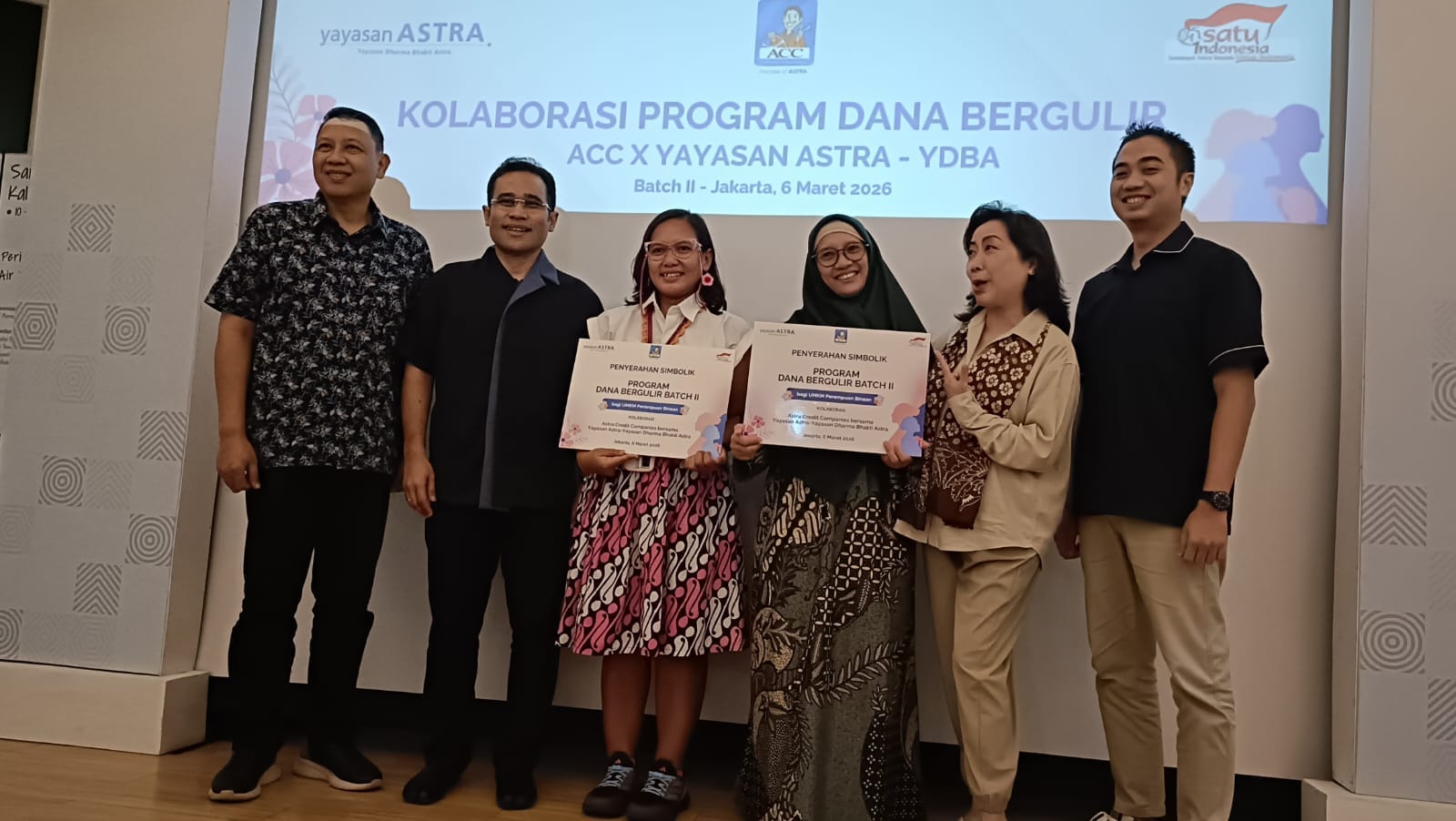 ACC dan Yayasan Astra Guyur UMKM dengan Dana Bergulir