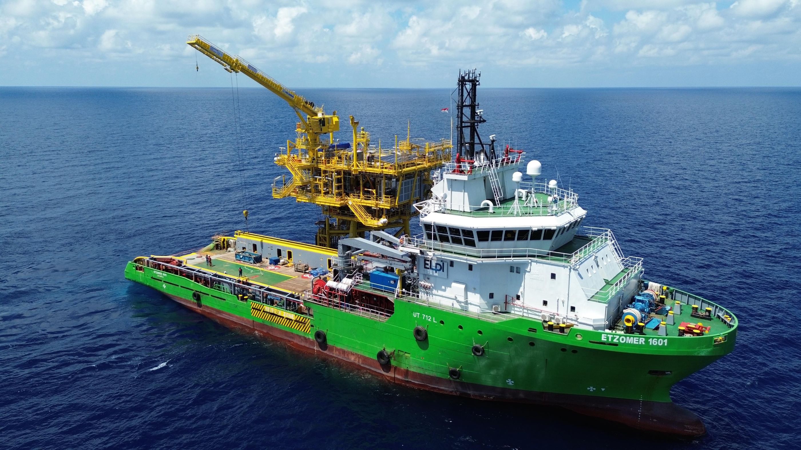 ELPI Sukses Boyong Kapal MPSV Bourbon Evolution 805