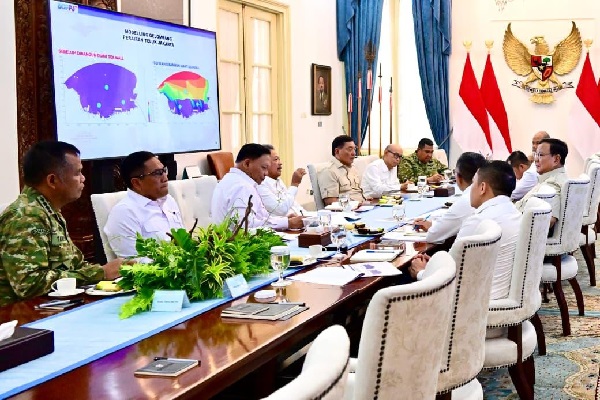 Prabowo Pimpin Rapat Matangkan Pembangunan Giant Sea Wall