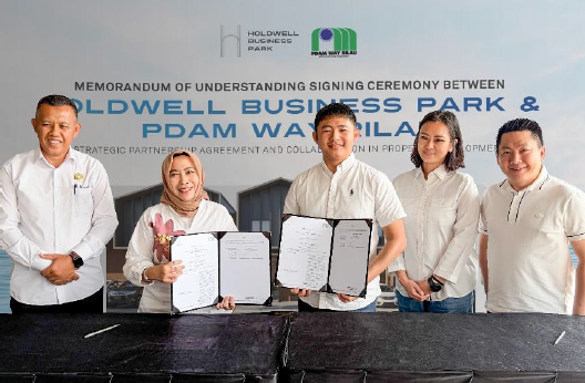 TRIN Teken MoU, Holdwell Business Park Bakal Sediakan Air Bersih