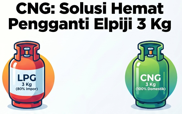 Pemerintah Pastikan Masyarakat Tak Perlu Ganti Kompor Untuk Pindah CNG