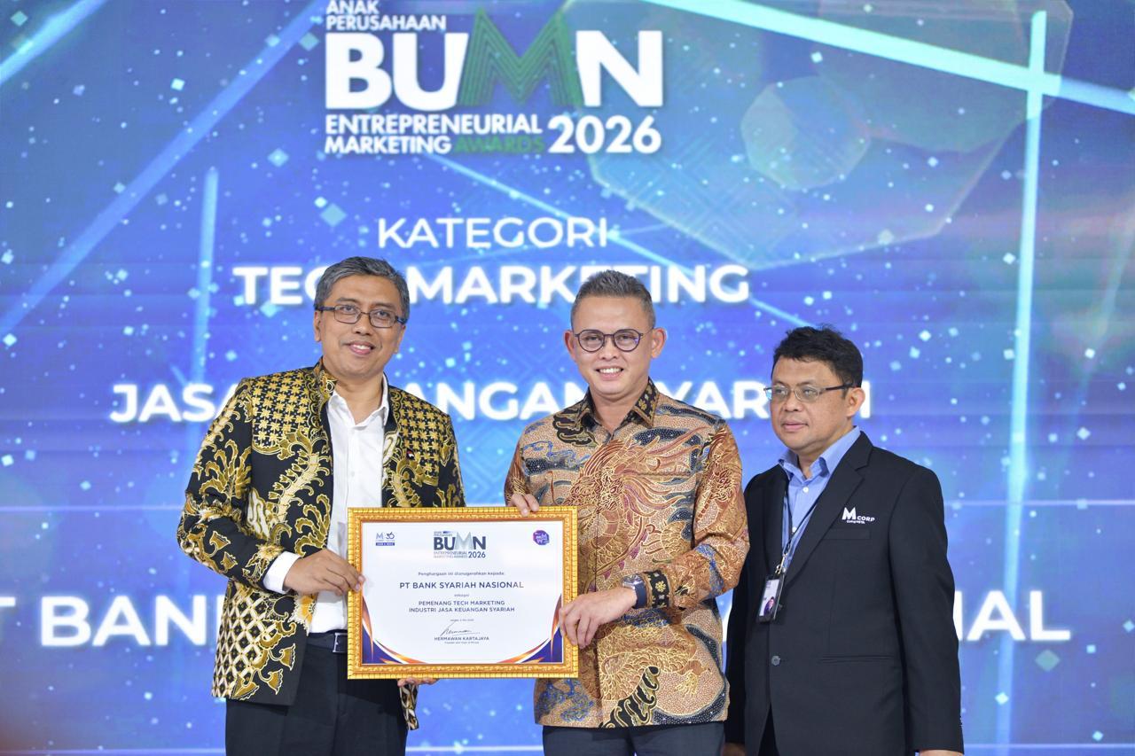 Strategi Digital Unggul, Bank BSN Raih Tech Marketing 2026 