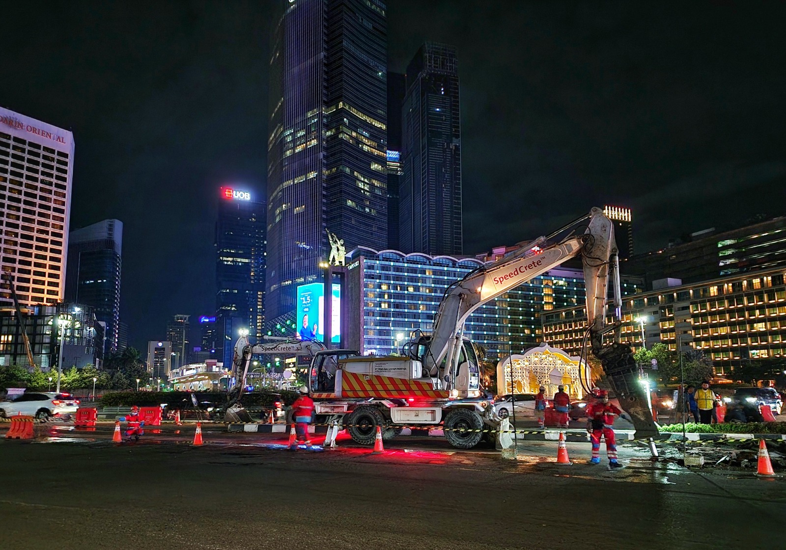 Perbaikan Jalan Bisa Lebih Cepat dengan Inovasi Beton Cepat Kering SIG