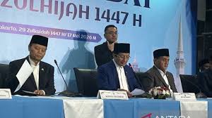 Sidang Isbat, Pemerintah Tetapkan Idul Adha 2026 Jatuh pada 27 Mei