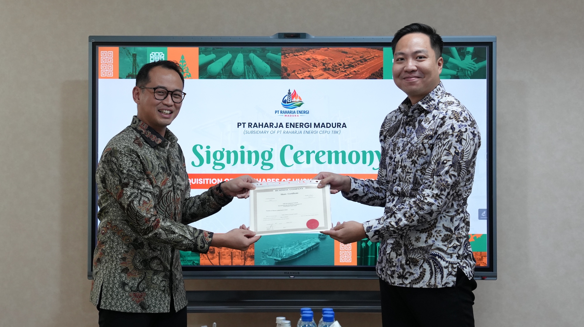 Resmi, RATU Tuntaskan Akuisisi Madura Strait PSC