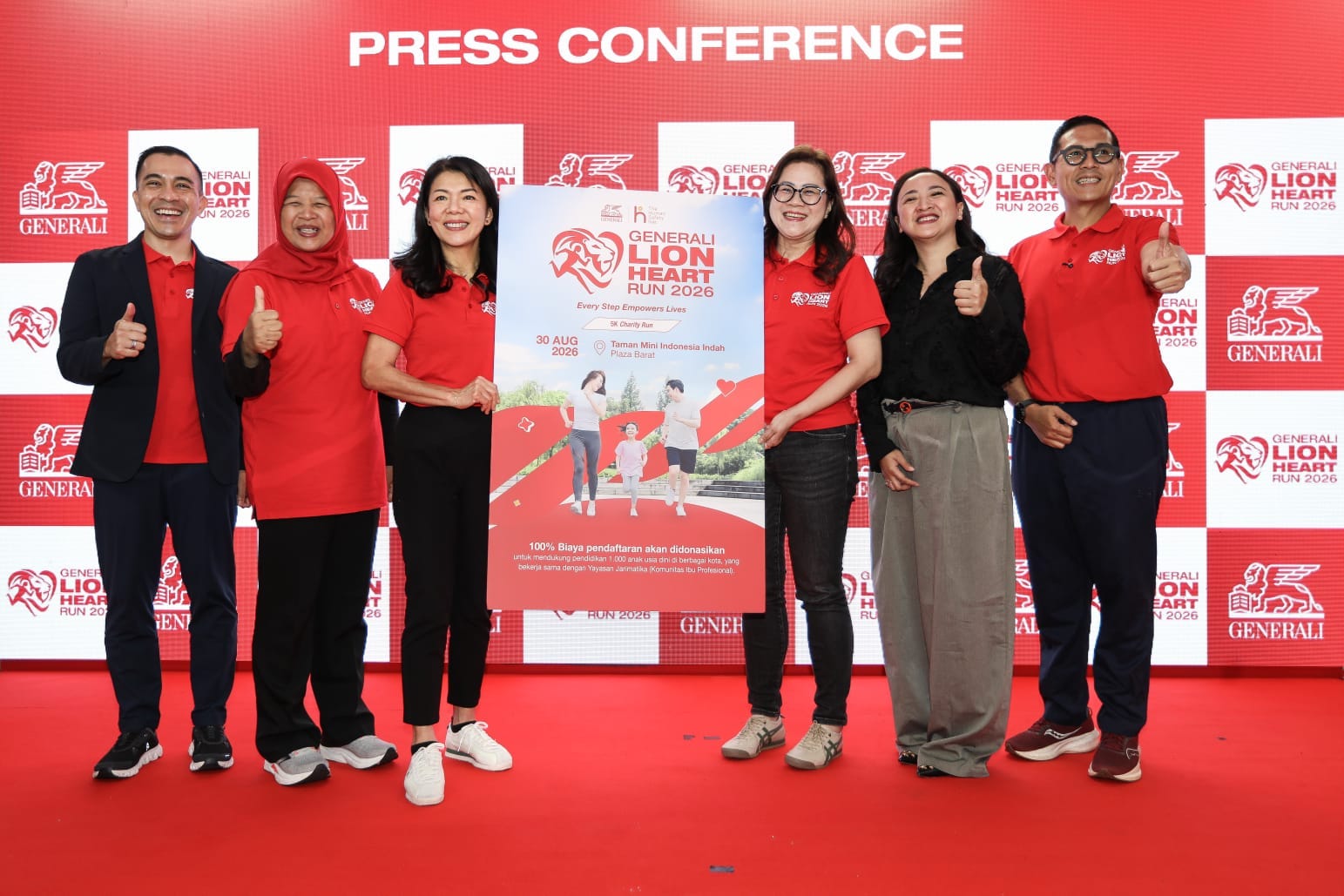 Perdana! Generali Indonesia Geber Generali Lion Heart Run 2026
