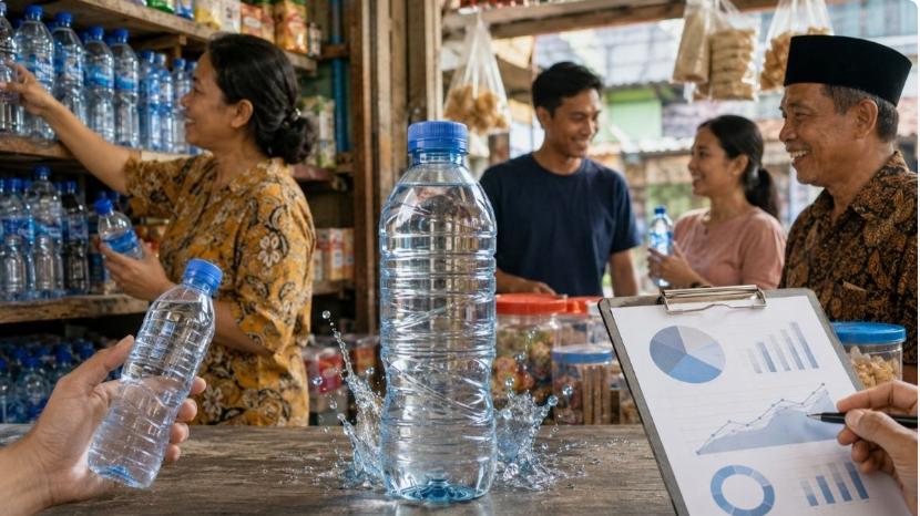 Menilik Raja Pasar AMDK, AQUA <i>Mejeng</i> di Deretan Teratas
