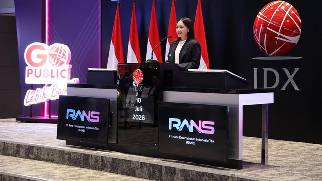 Haru Nagita, IPO RANS Bukti Kreativitas Sejajar Sektor Ekonomi Lainnya