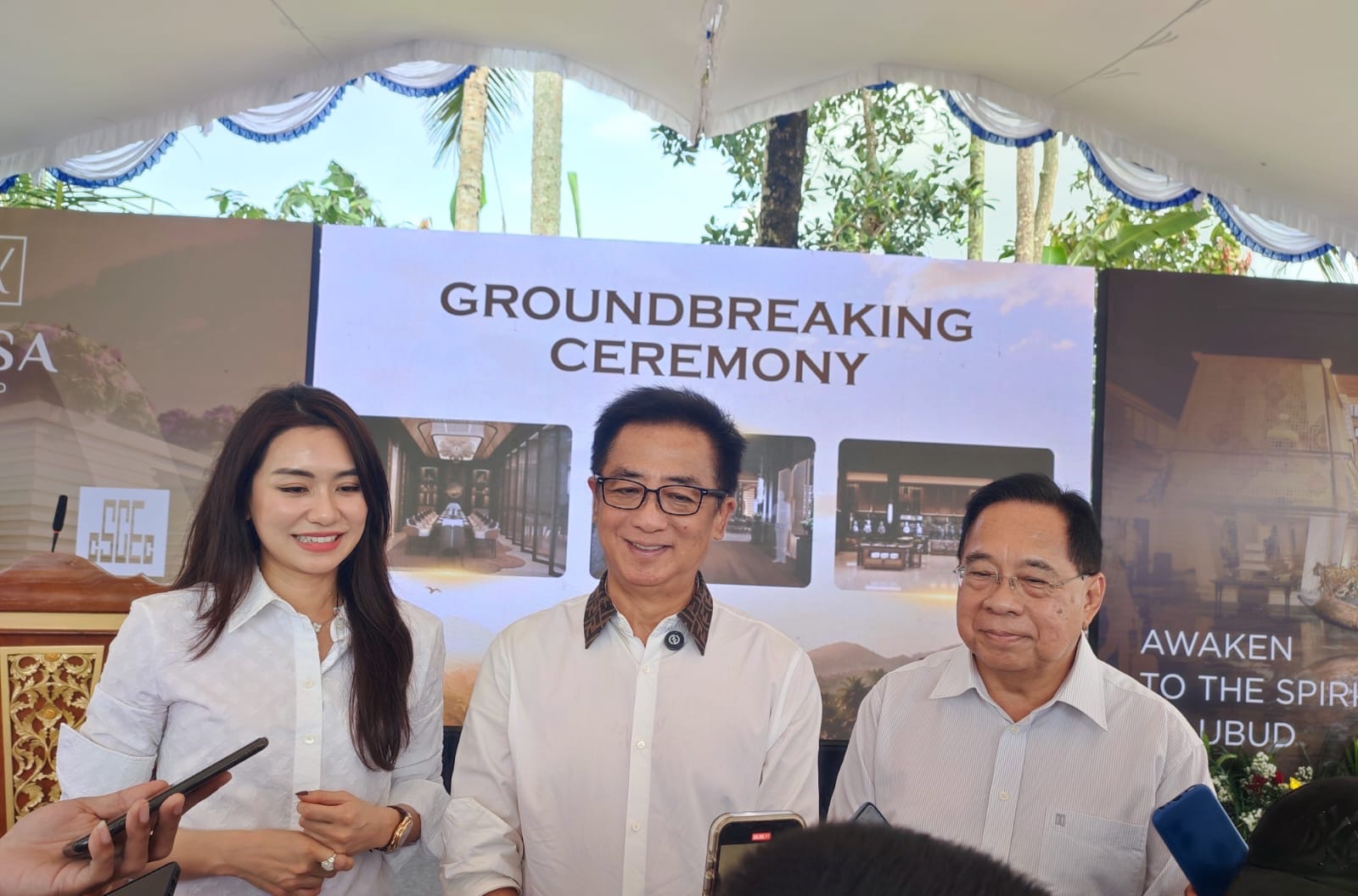 Emiten Hermanto Tanoko (RISE) <i>Ground Breaking</i> Proyek Vasa Ubud