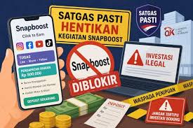 Terindikasi Terlibat Penipuan, Satgas PASTI Setop Kegiatan Snapboost