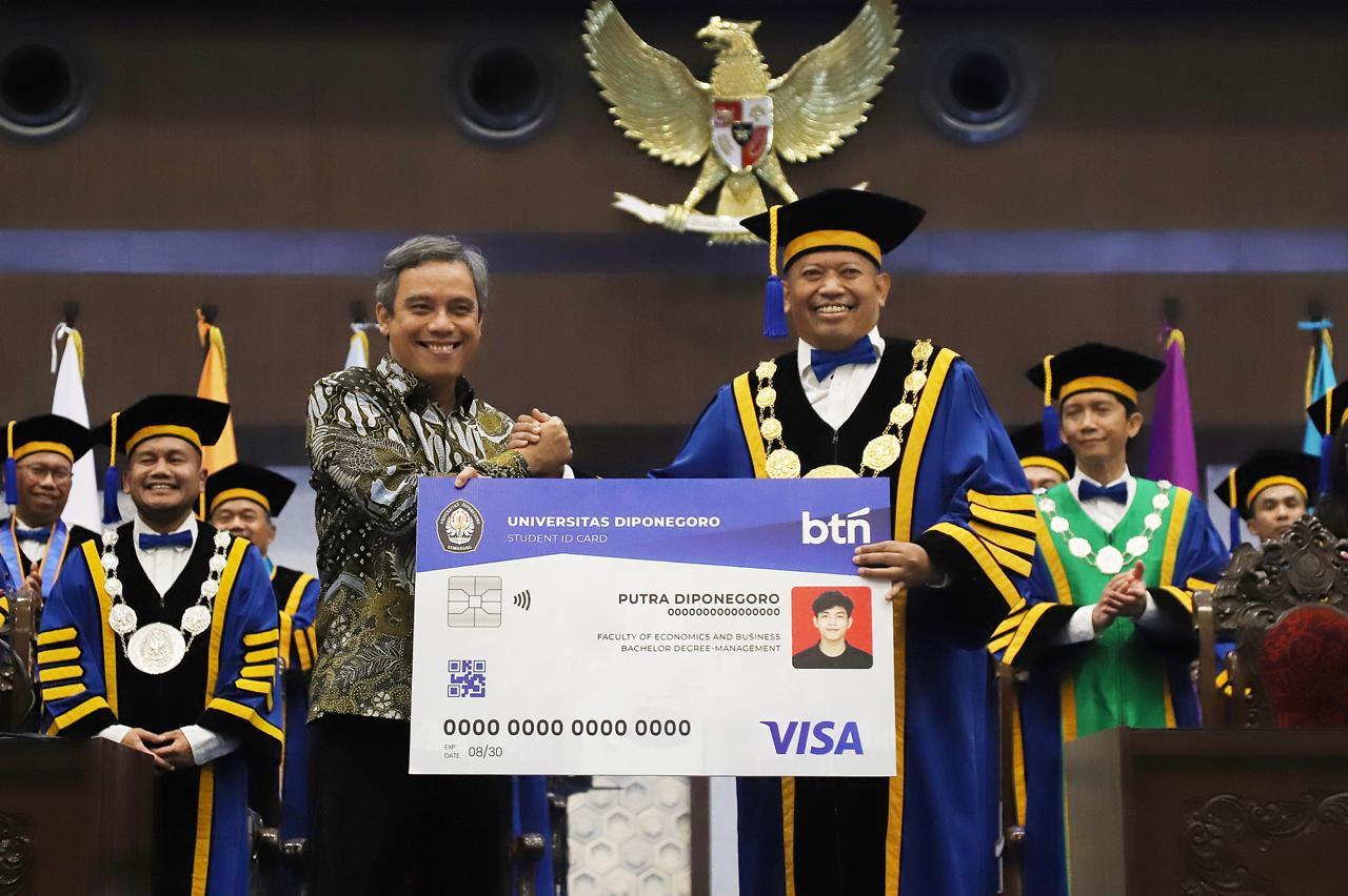 Transformasi Digital, BTN Luncurkan KTM Co-Branding Mahasiswa Undip