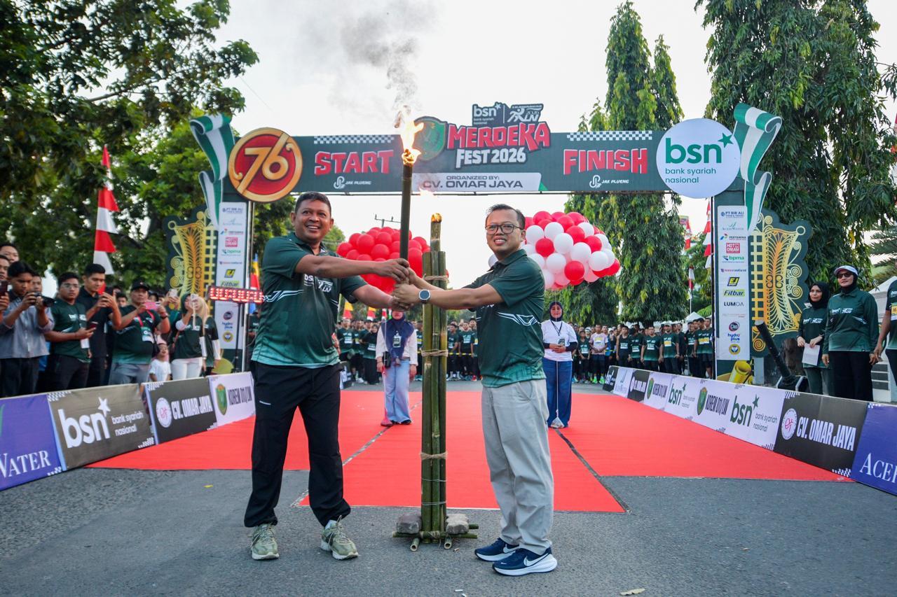 Hijaukan Lhokseumawe, BSN Tebar Kebaikan via Lilawangsa Run 2026