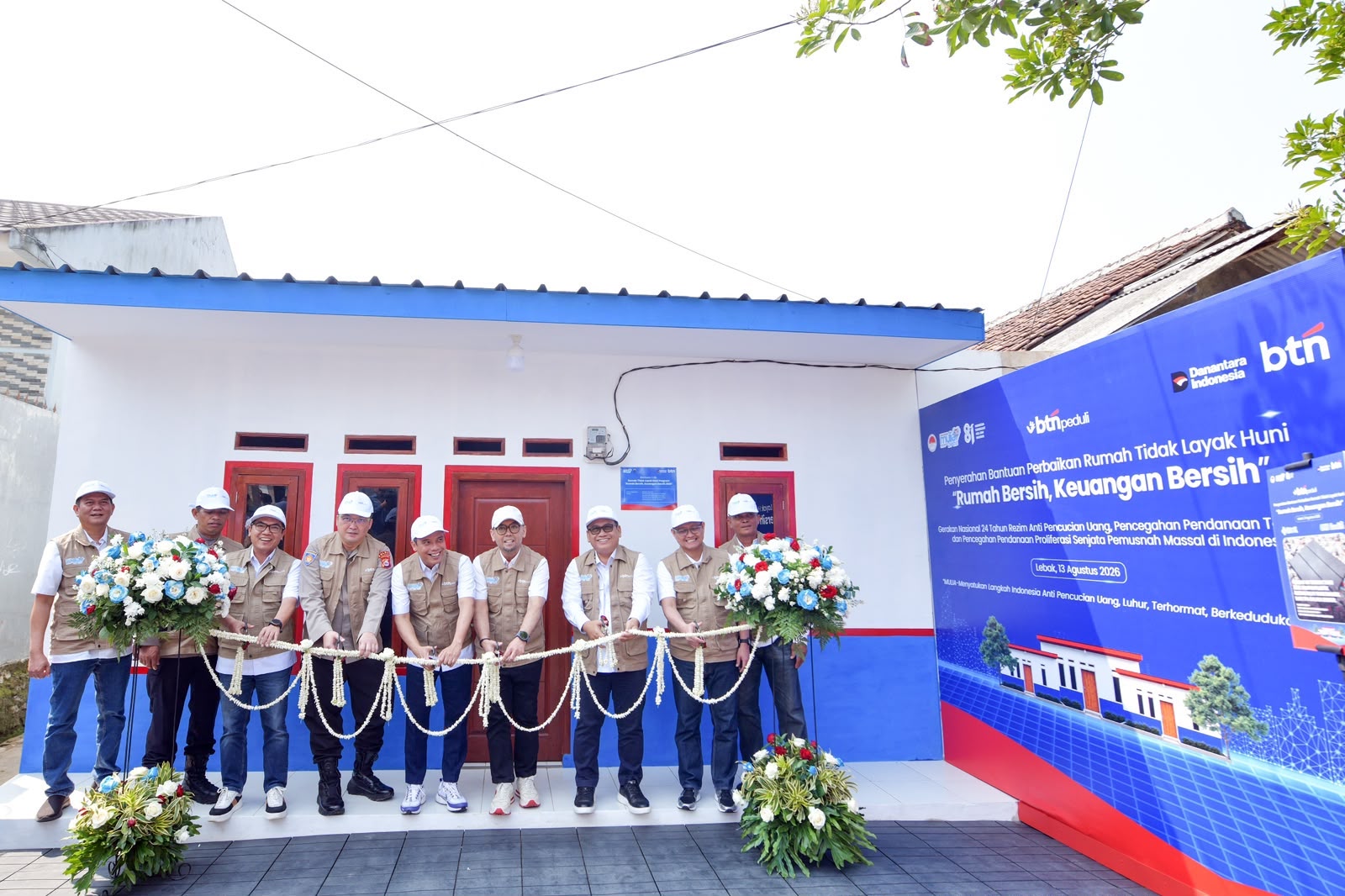 BTN-PPATK Perbaiki 20 RTLH, Wujudkan Rumah Layak Keluarga Prasejahtera