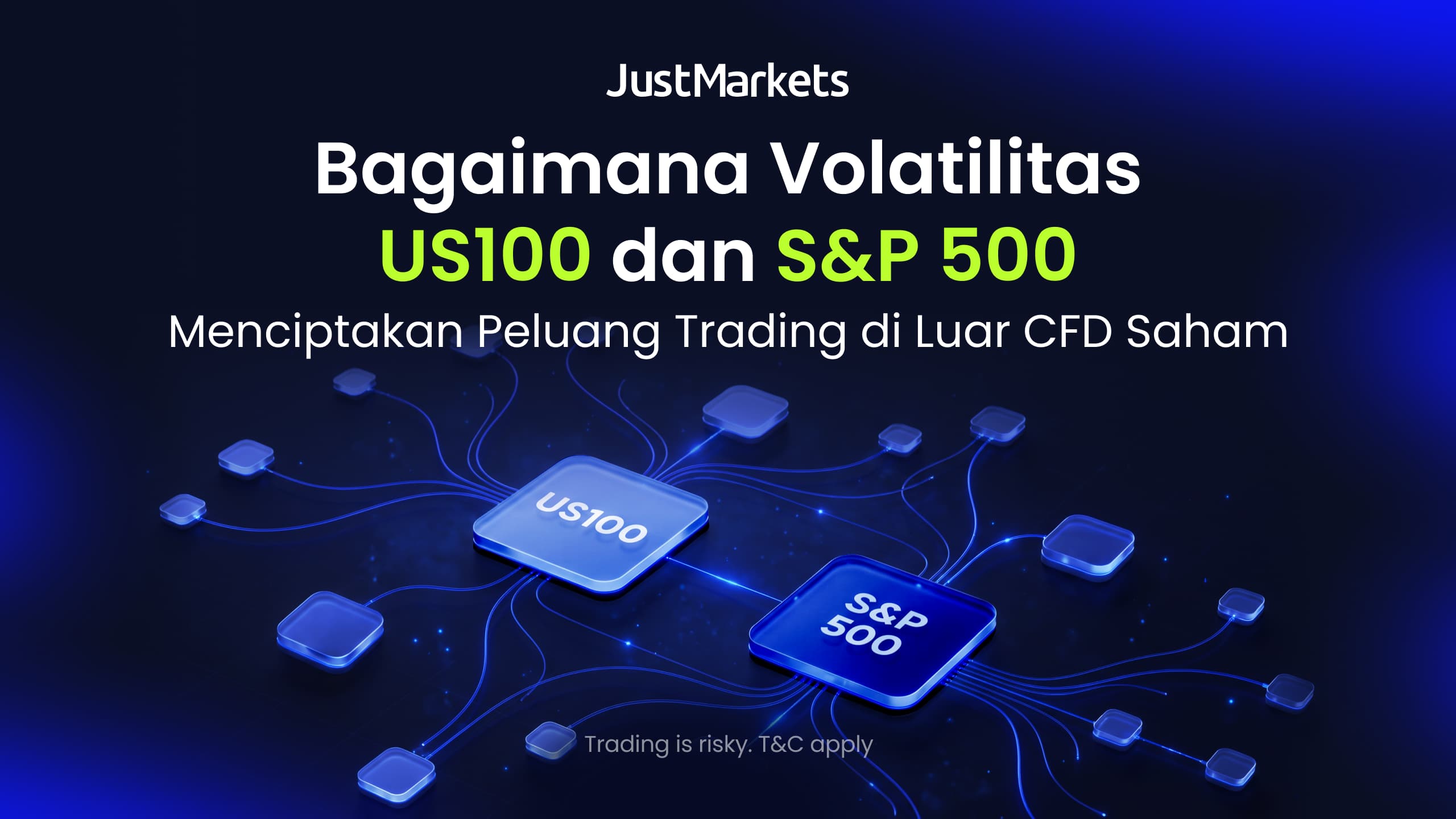 Votalitas CFD US100 dan S&P 500 dapat Buka Peluang di Luar Pasar Saham
