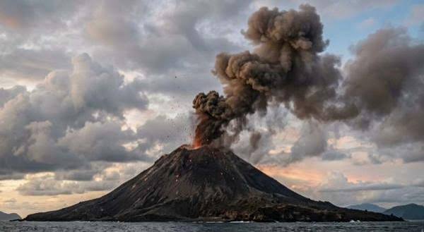 Erupsi Selama 25 Jam Berakhir, Status Gunung Anak Krakatau Masih Siaga