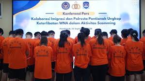 Terlibat Scamming, 31 Warga Malaysia dan Taiwan Ditahan Imigrasi
