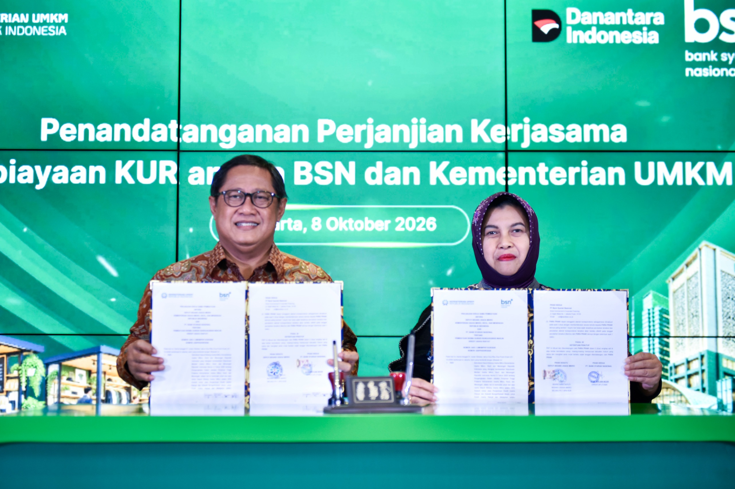 Sah, BSN Resmi Salurkan KUR
