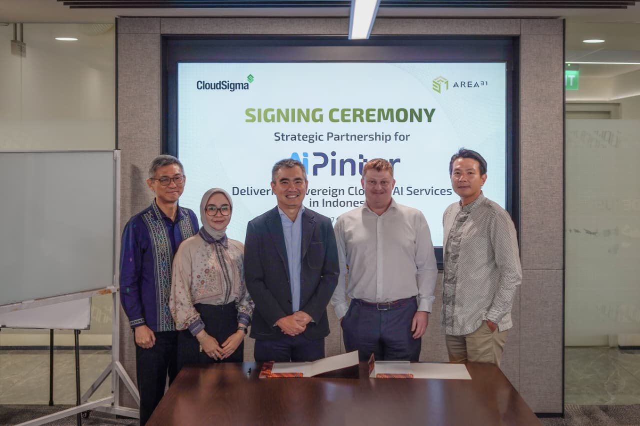 Dorong Adopsi AI Enterprise, AREA dan CloudSigma Hadirkan AiPintar