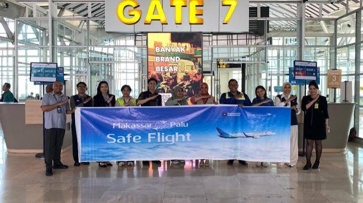 Perkuat Konektivitas Udara, Garuda Kembali Layani Rute Makassar-Palu