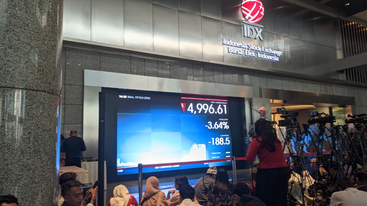 IHSG Drop 1,29% ke 5.032, Nyaris Seluruh Sektor Merah!