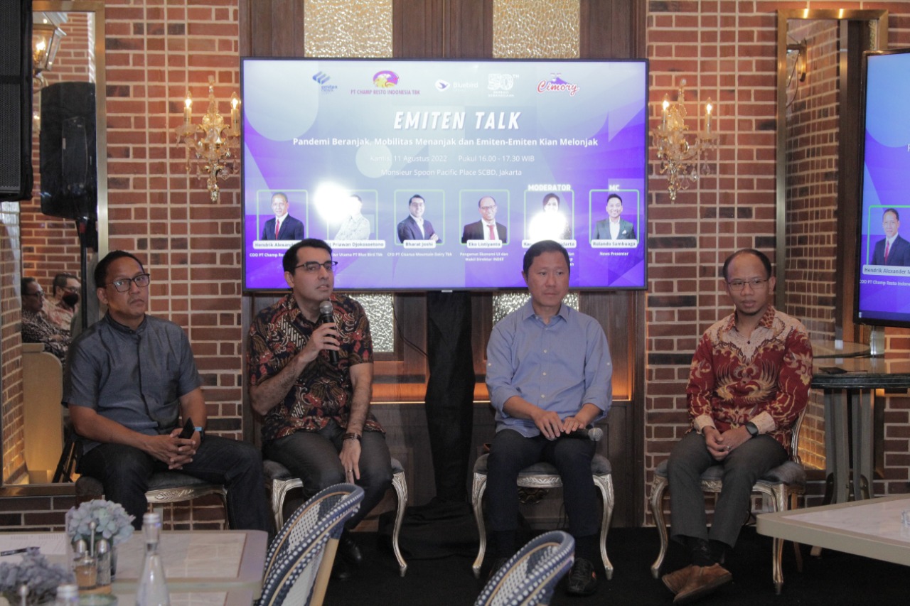 Emiten Talk ‘Pandemik Beranjak, Mobilitas Bergerak, Emiten pun Melonjak’