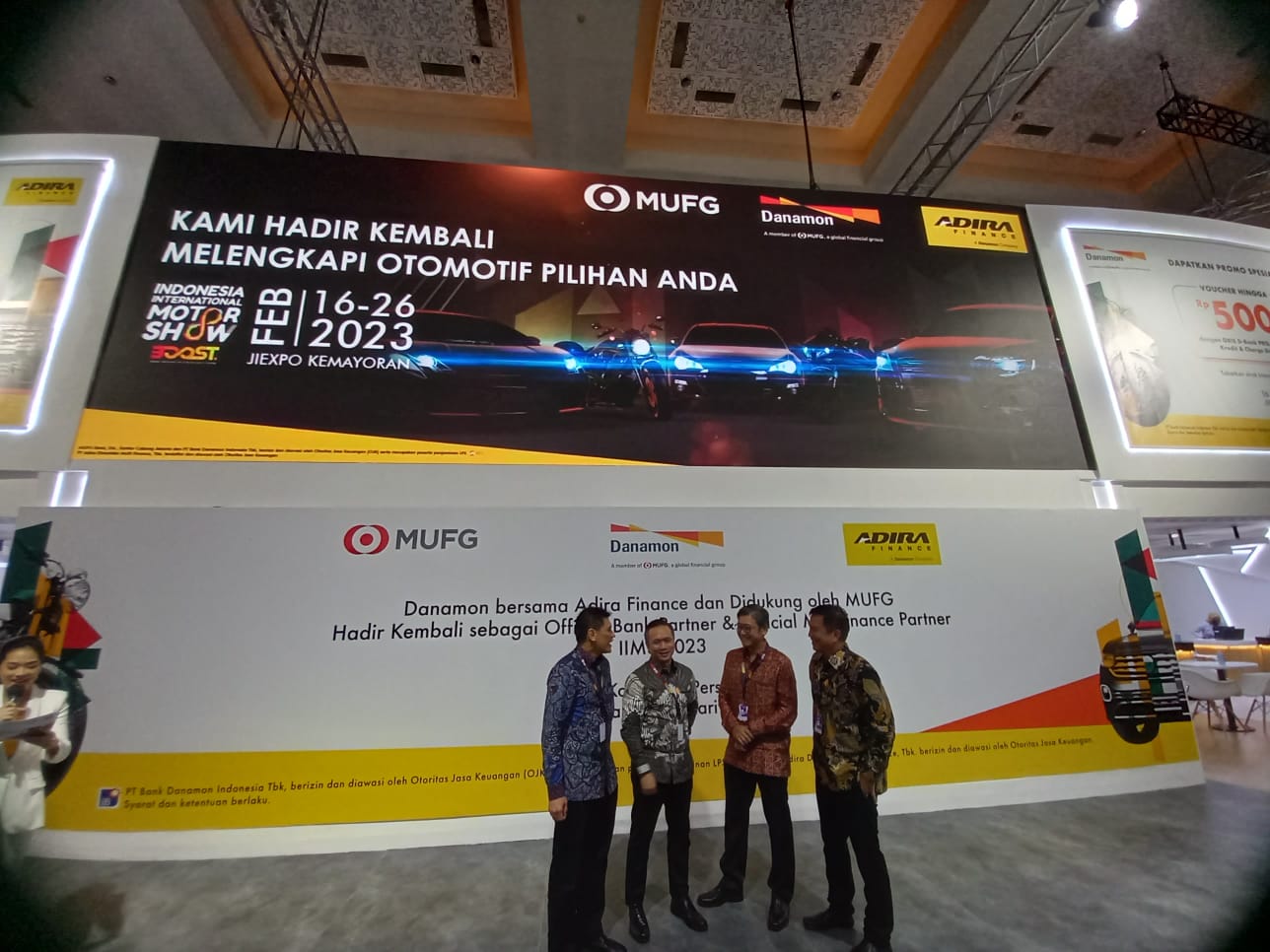 MUFG, Danamon, dan Adira Finance Perkuat Kehadiran di Sektor Otomotif Melalui IIMS 2023