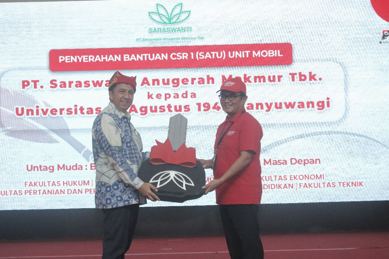 Dukung Pendidikan, Saraswanti (SAMF) Serahkan Mobil Operasional untuk Untag