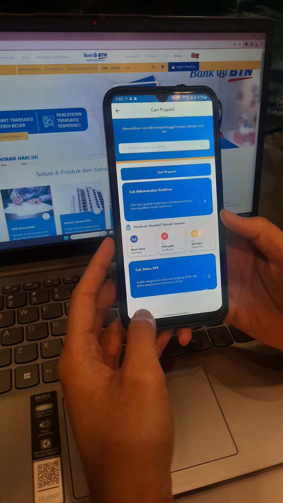 PT Bank Tabungan Negara (Persero) Tbk. (BBTN), atau Bank BTN, terus meningkatkan layanan Super Apps BTN Mobile. dok. ist. Mudahkan Nasabah Cari Rumah Hingga Ajukan KPR, Segera Akses Super Apps BTN Mobile