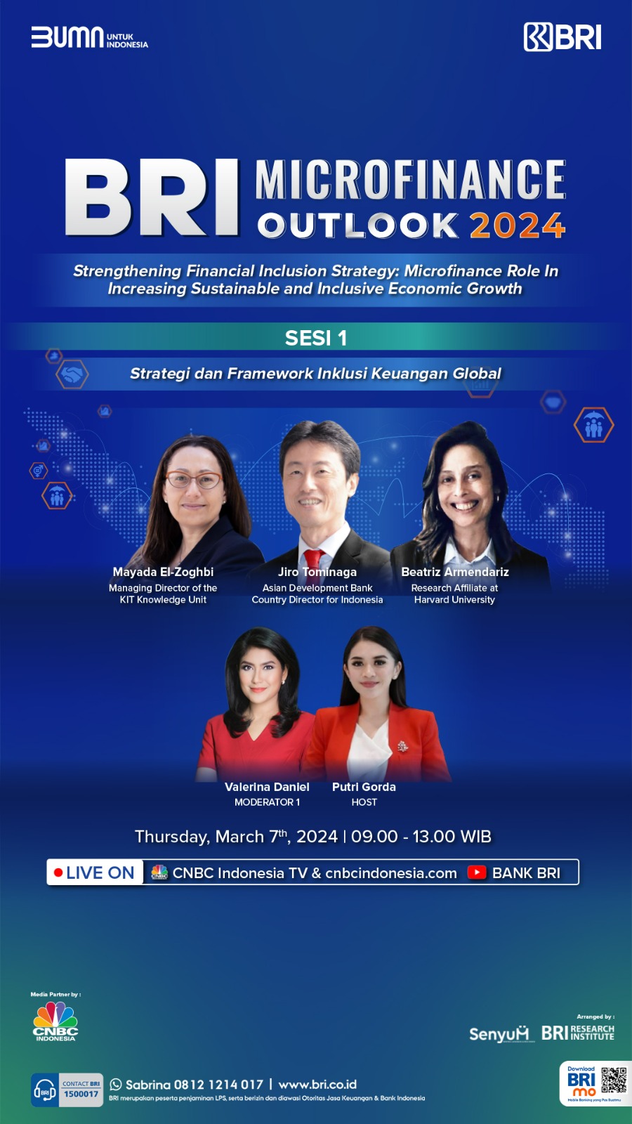 BRI Microfinance Outlook 2024, ADB dan Harvard Bicara Inklusi Keuangan