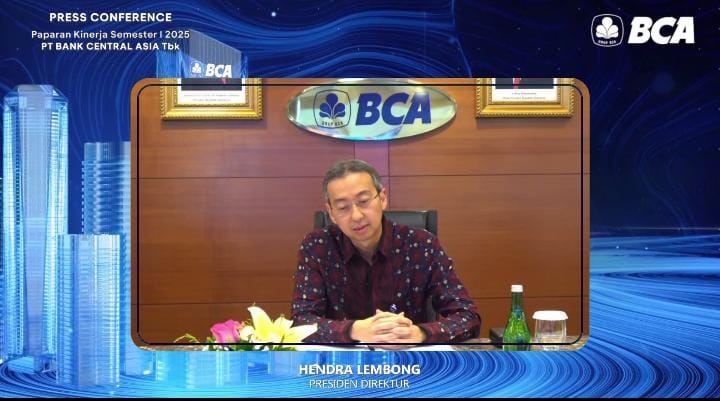 Presiden Direktur PT Bank Central Asia Tbk, Hendra Lembong BCA (BBCA) Cetak Laba Rp29T Tumbuh 8 Persen di Semester I-2025