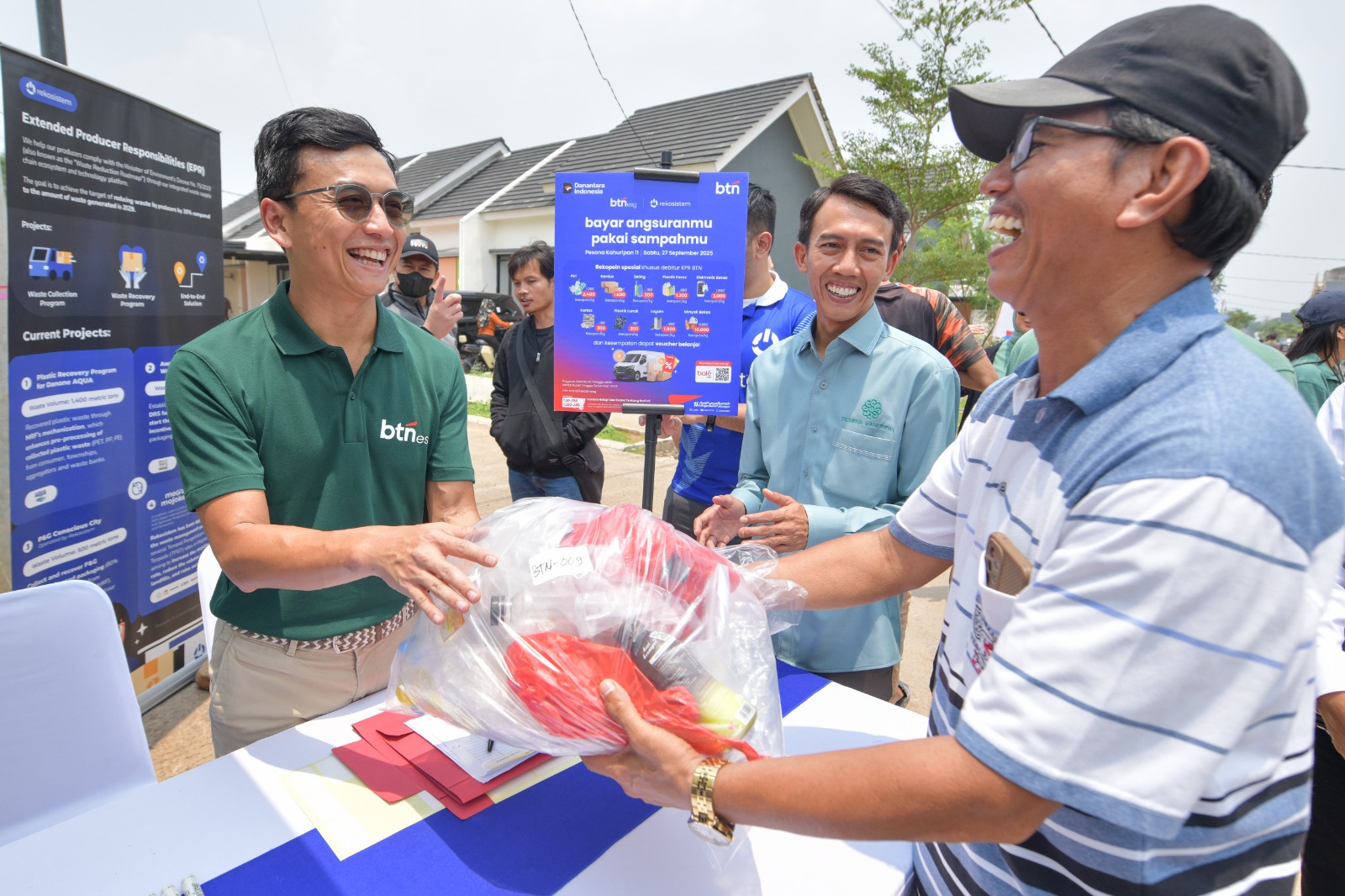 Pertama! BBTN Luncurkan Inovasi Kurangi Angsuran Rumah dengan Sampah