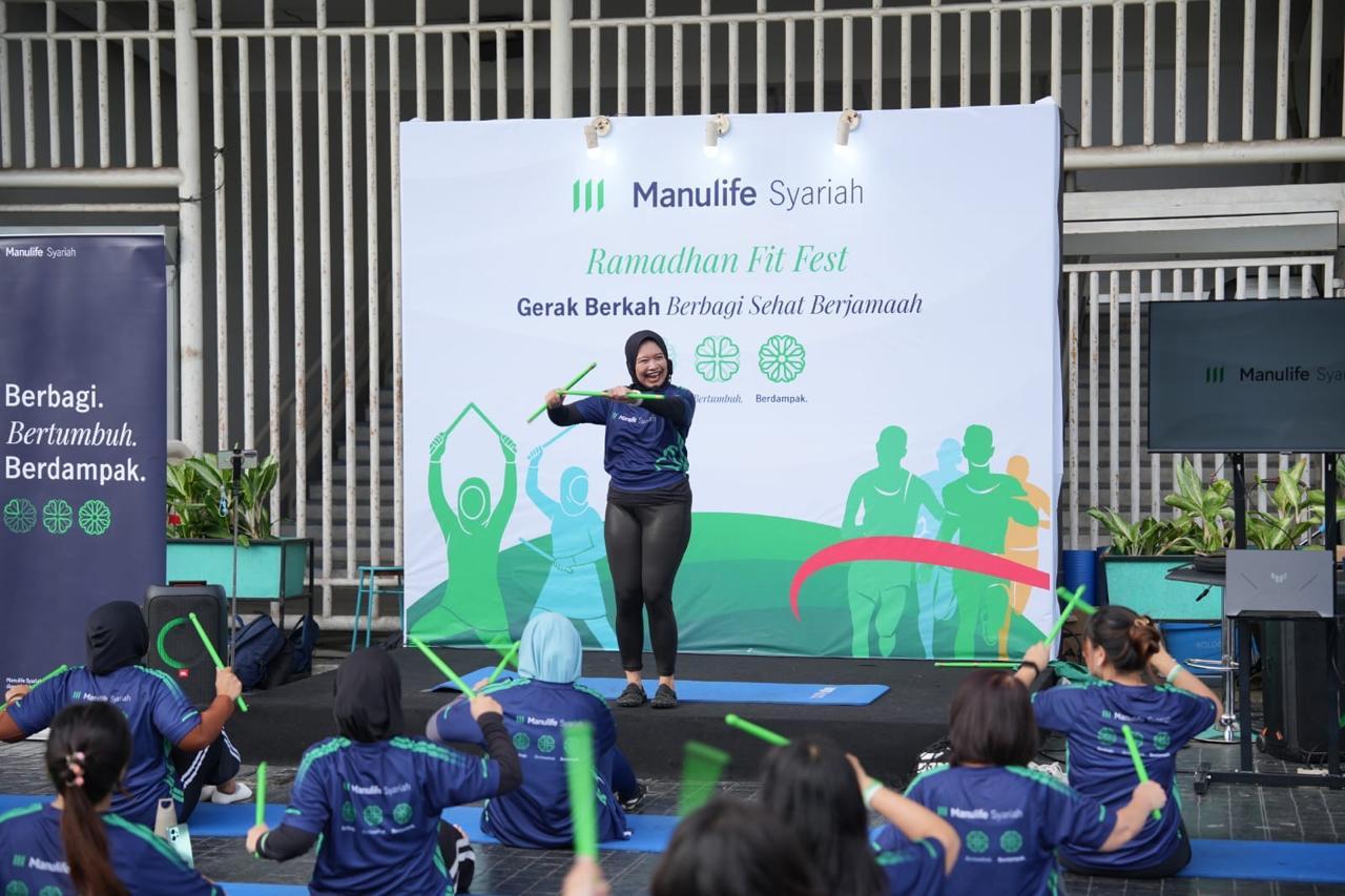 Tetap Bugar, Manulife Syariah Menggeber Gerak Berkah di GBK