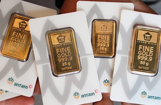 Harga Emas Antam Lanjut Melaju Rp40.000 Per Gram