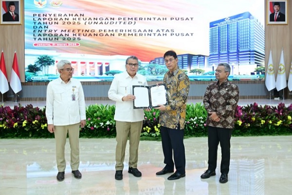 Pemerintah Serahkan LKPP 2025 Ke BPK, Defisit 2,81 Persen PDB