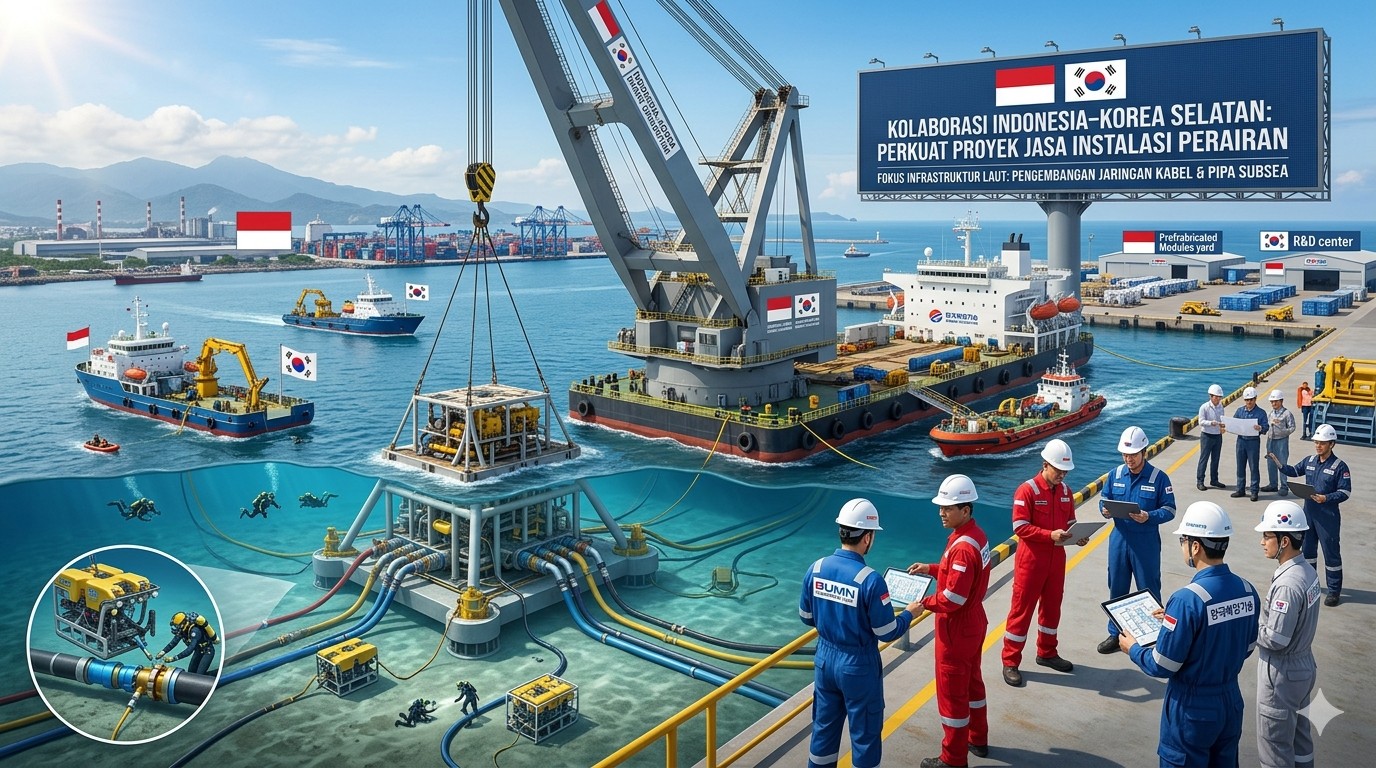 RI-Korea Perkuat Industri Jasa Instalasi Perairan, Ada Alih Teknologi