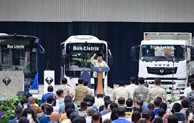 Resmikan VKTR Pabrik Kendaraan Listrik di Jateng, Ini Asa Prabowo