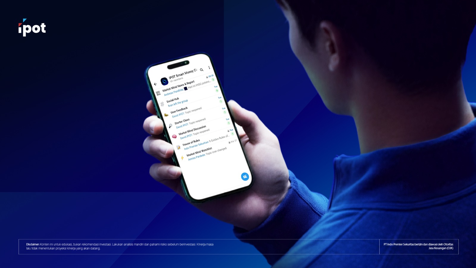 IPOT Smart Money Circle, Komunitas Investor Hadir di Telegram