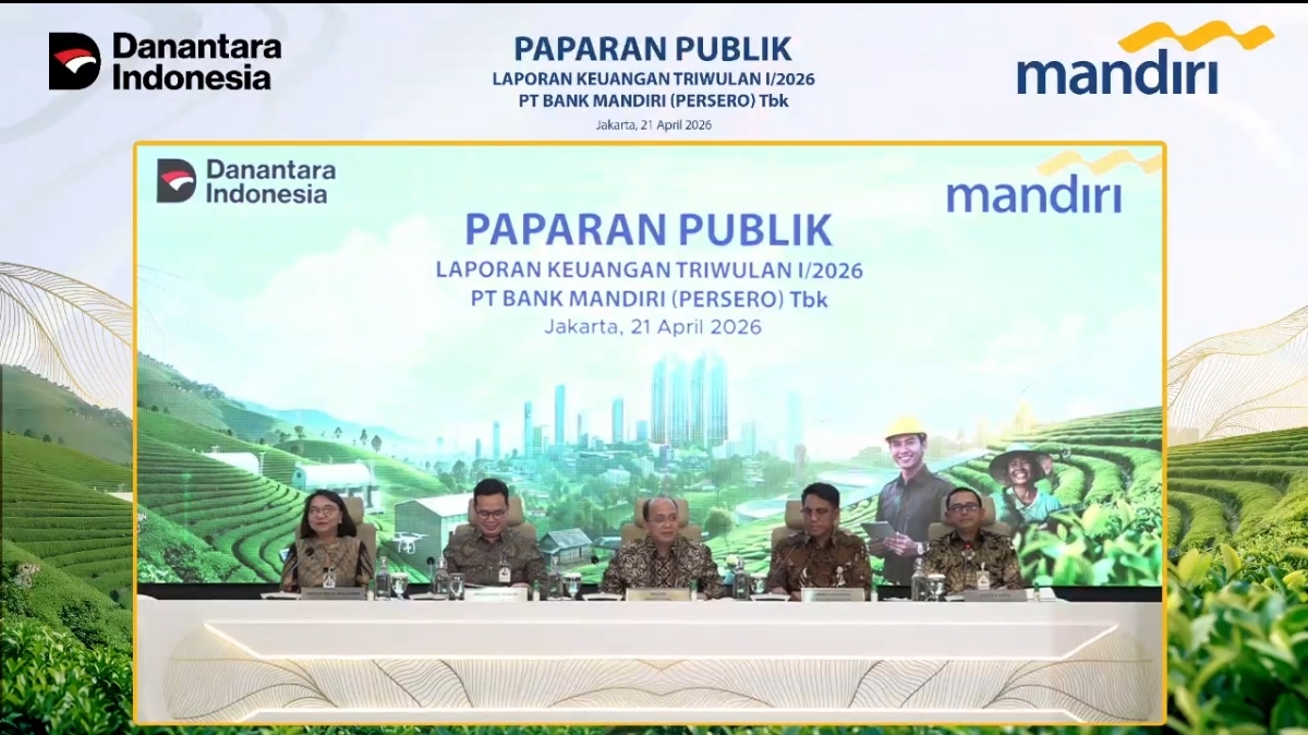 Mandiri (BMRI) Tuai Laba Rp15,4T di Q1-2026, Kredit Tumbuh 17,4 Persen