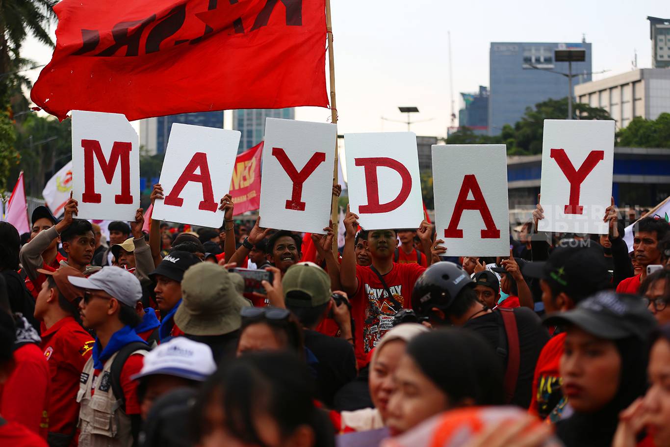 May Day di DPR Senayan, Cek Lima Tuntutan Aksi Massa Buruh GEBRAK