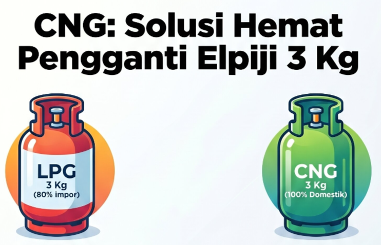 Pemerintah Pastikan Masyarakat Tak Perlu Ganti Kompor Untuk Pindah CNG