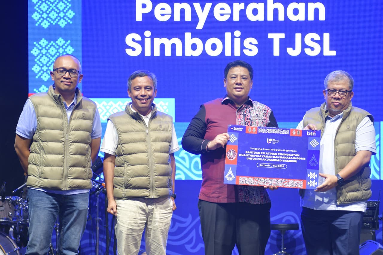BTN Dongkrak Bahasa Inggris dan Hospitality UMKM Samosir Naik Kelas