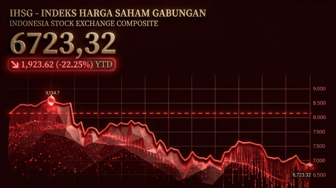 IHSG Telah Sentuh Titik All-Time Low (ATL) di Sepanjang Tahun 2026