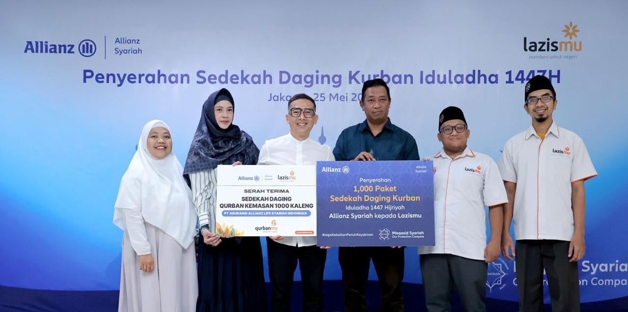 Allianz Syariah Bersama Lazismu Salurkan Paket Daging Kurban Iduladha