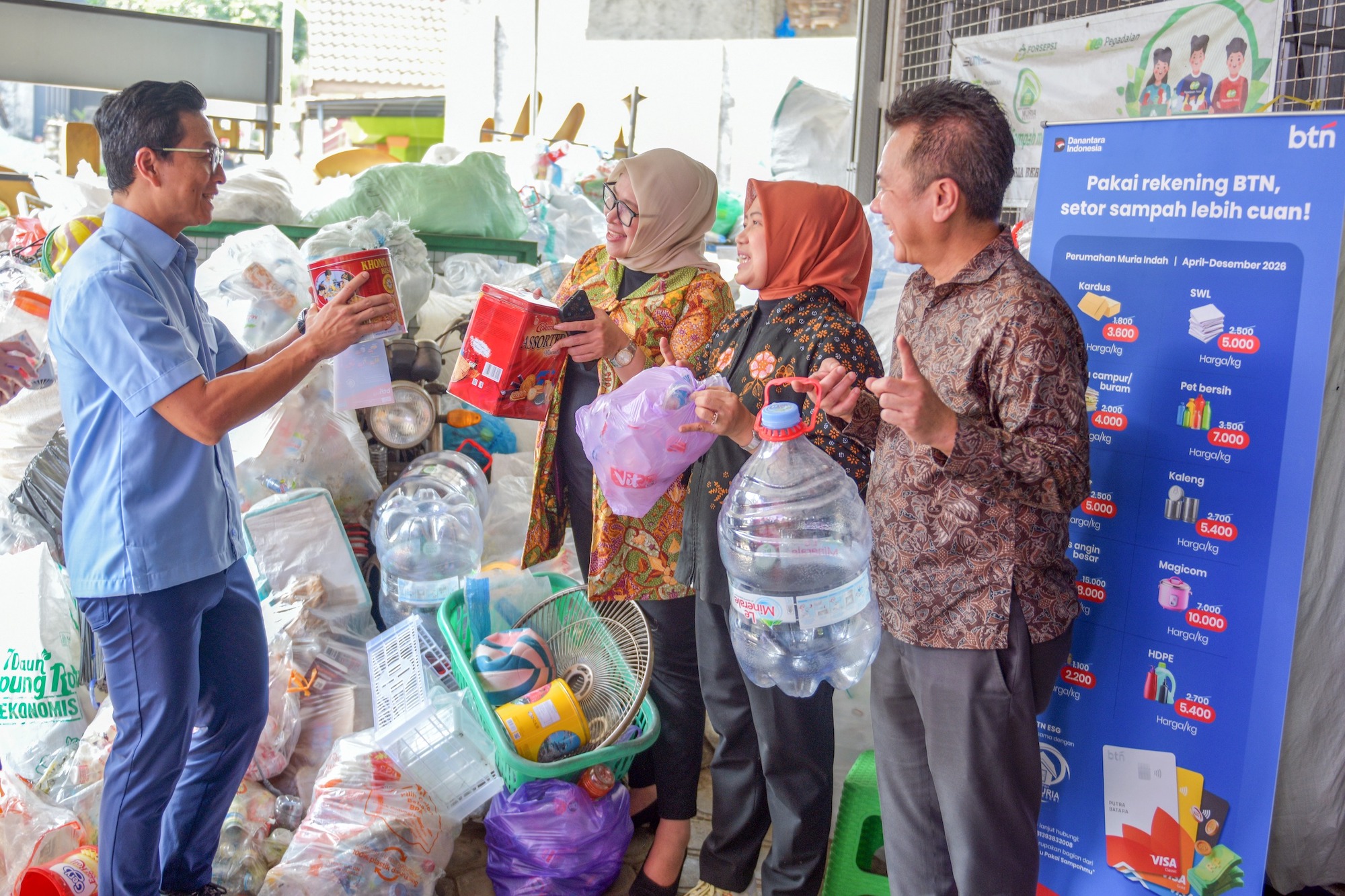 BTN Gandeng Bank Sampah Kurangi Emisi Rumah