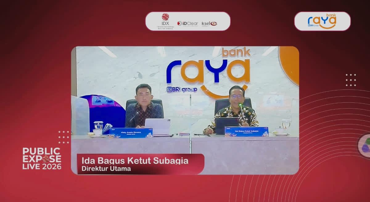 Andalkan Jaringan O2O BRI, Porsi Kredit Digital Bank Raya Tembus 45,6%