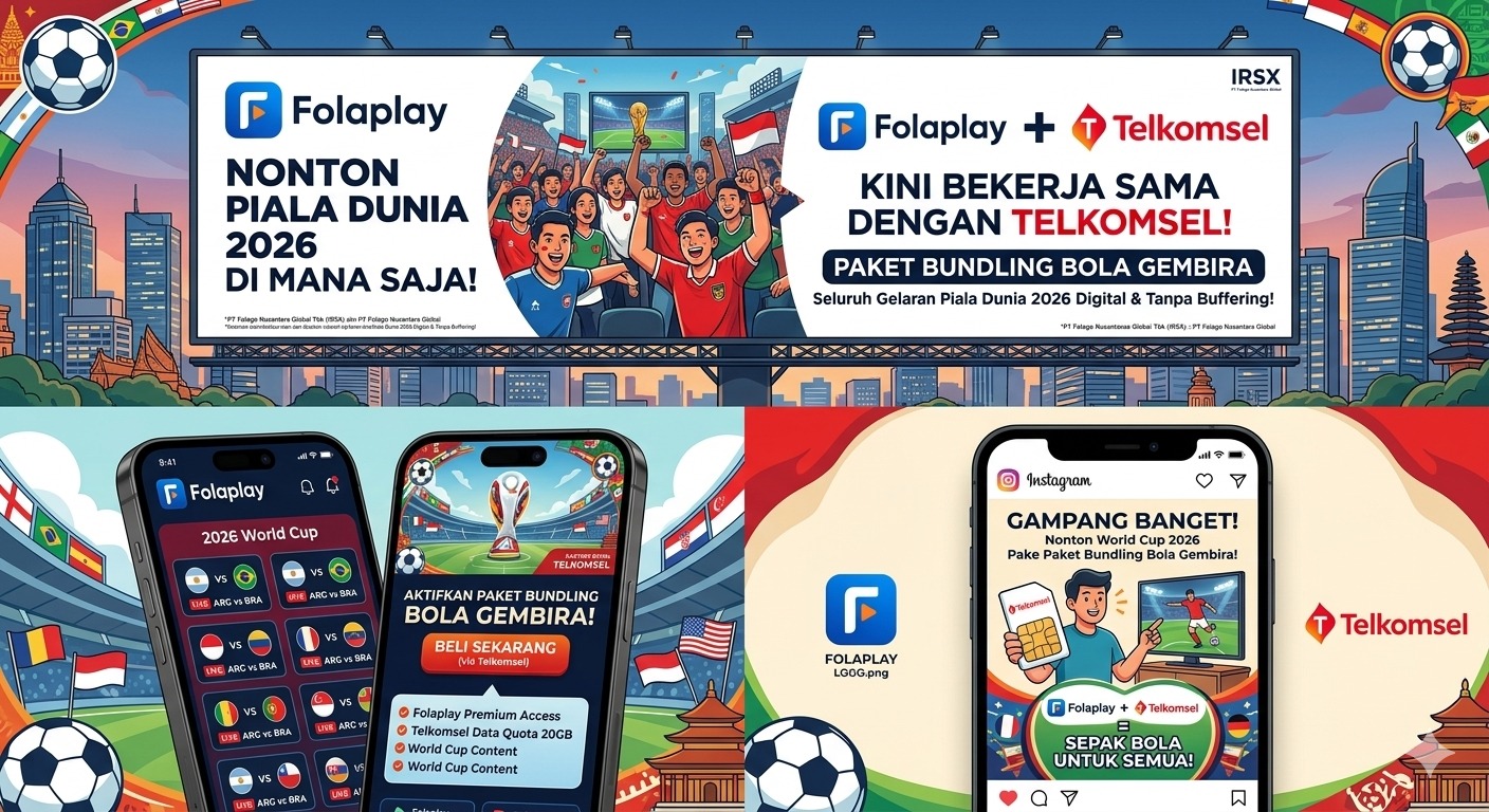 IRSX dan Telkomsel Luncurkan Paket Bundling Piala Dunia 2026