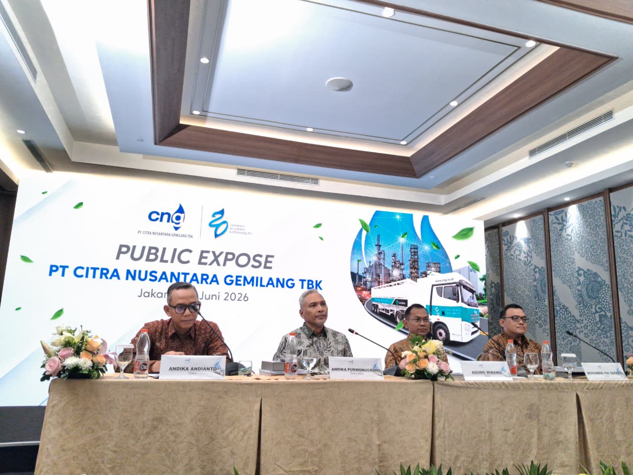 CGAS Bagi Dividen 50 Persen dari Laba, Bidik Pendapatan 2026 Rp879M