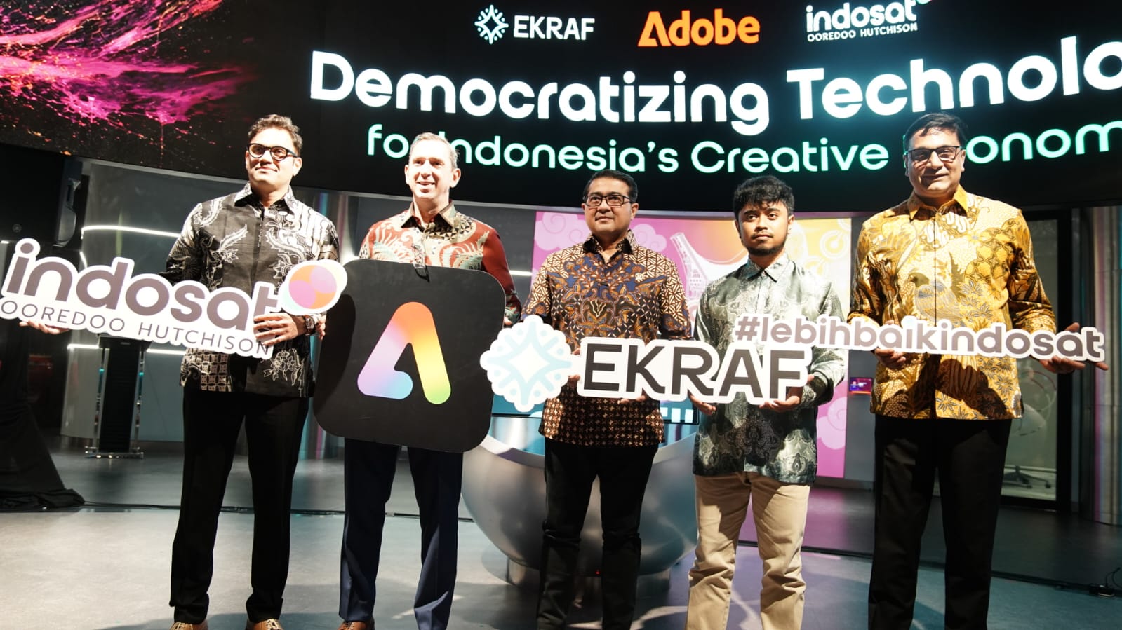 Kolaborasi Kemenekraf, Indosat (ISAT) & Adobe, Perluas Peluang Kreator