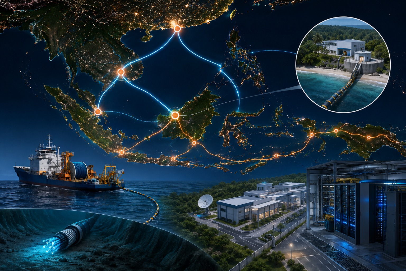 Garap Mega Proyek Kabel Laut, INET Gandeng Perusahaan Raksasa China